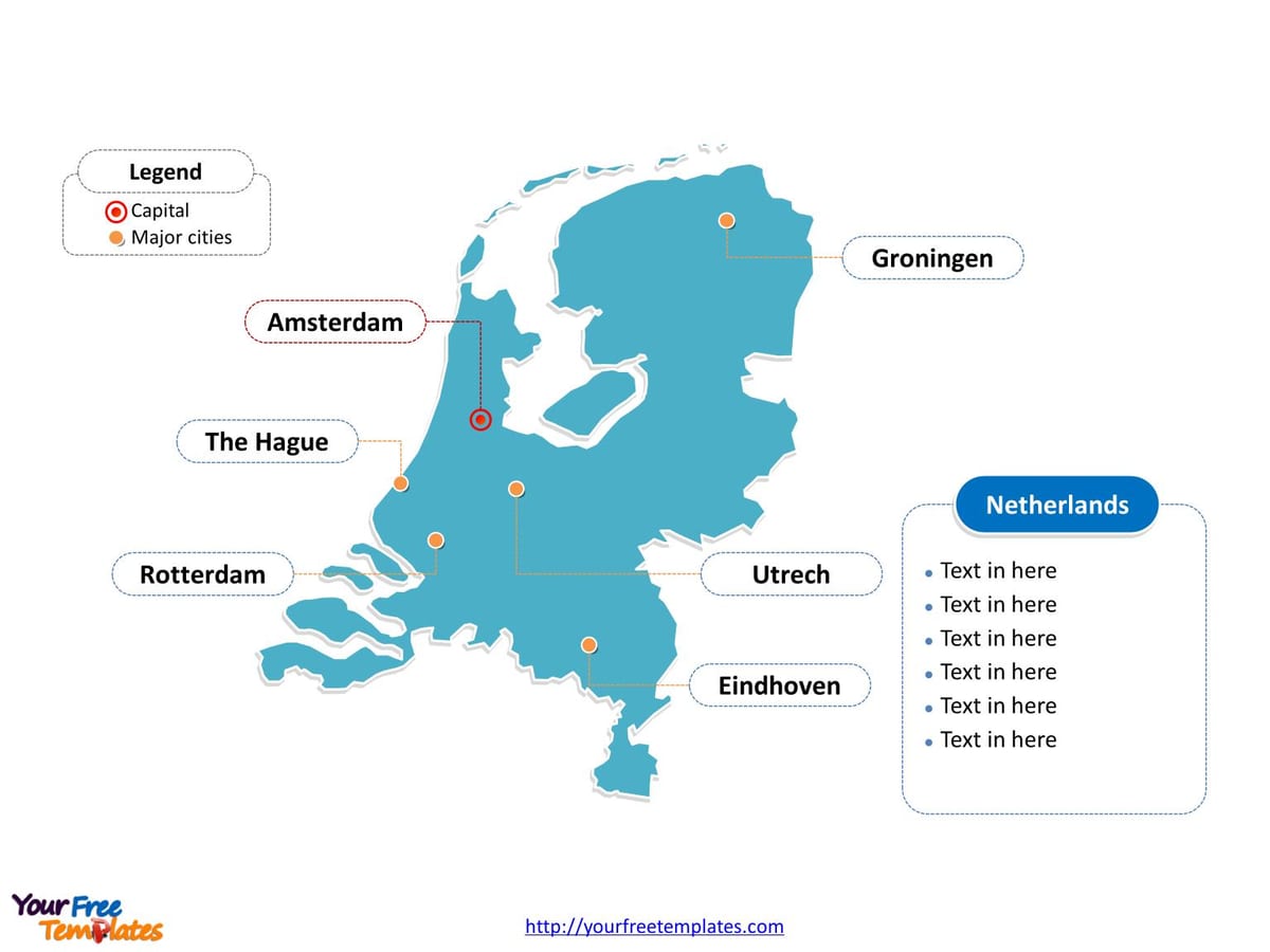 Rotterdam holland kaart