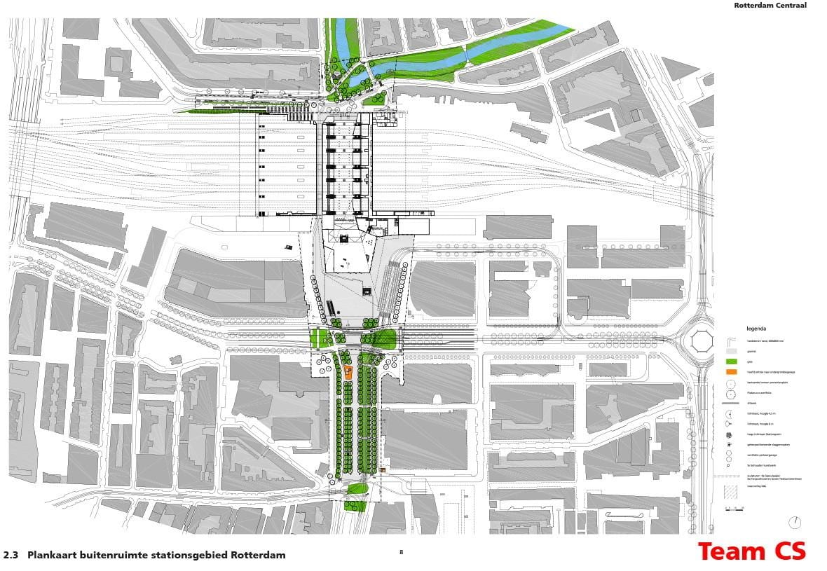 Rotterdam centraal stasie kaart